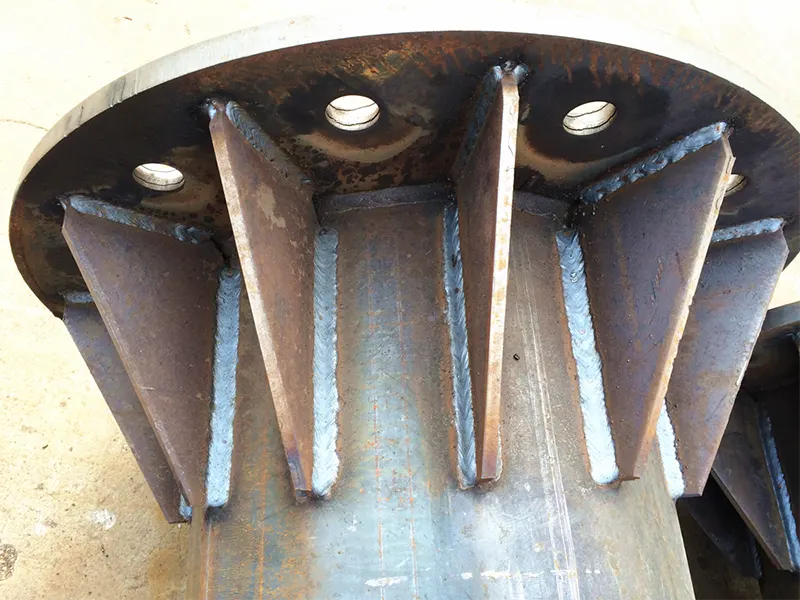 Fish-scale Weld Seam, Full and Flat