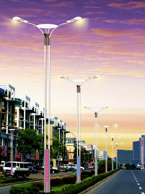 Isodiametric-pole Street Lamps